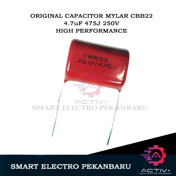 ORIGINAL MYLAR 475J 250V 4.7uF CBB22 KAPASITOR Capasitor Mesin Las 475J 250V Cbb22 4.7Uf 4.7 UF 475 