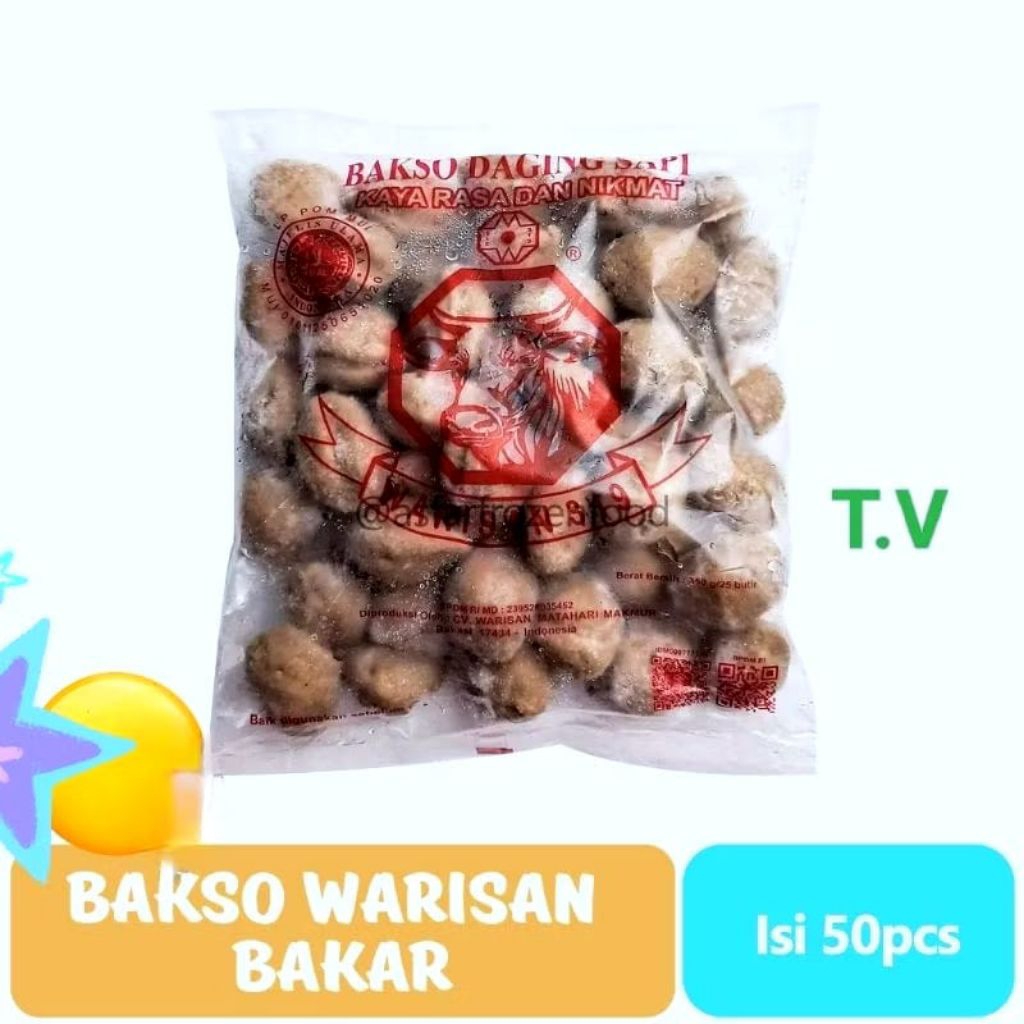 

Baso Warisan isi 50 Baso daging Baso Kuah Baso bakar