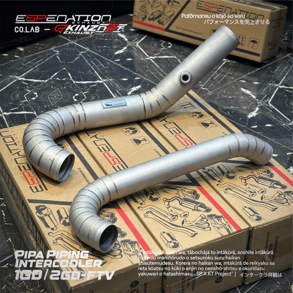 Piping Intercooler Non I-ART 1GD 2GD-FTV Innova Fortuner Espenation - Pipa piping intercooler 1GD 2G