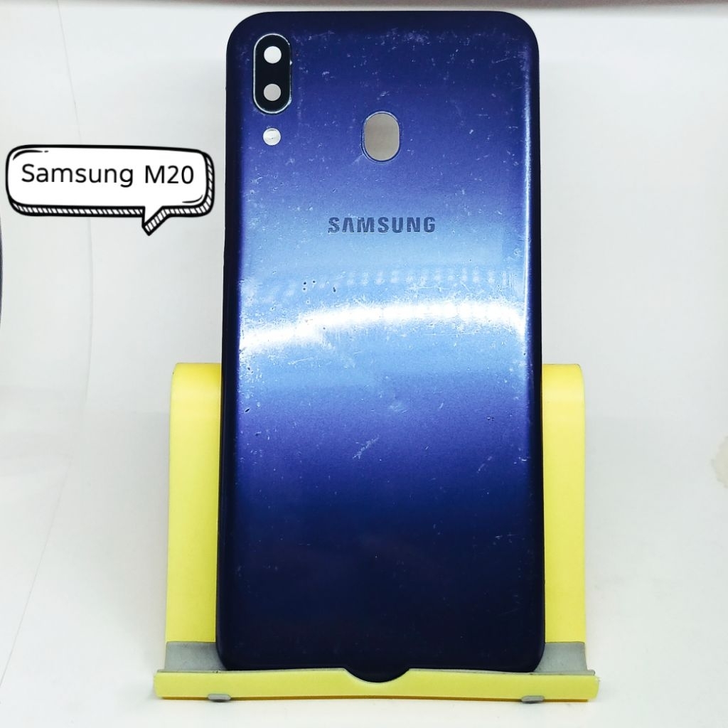 tutup belakang backdoor casing samsung m20 ori copotan