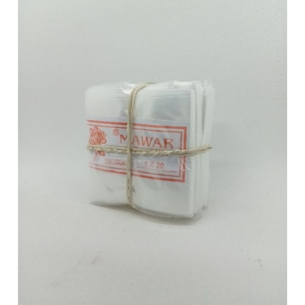 Plastik PE Mawar 6x20 / Plastik Es 6x20 / Plastik Es Lilin / Es Mambo