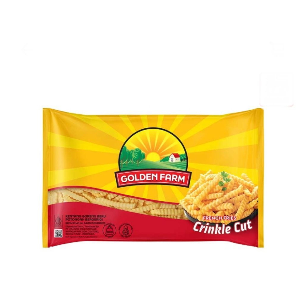 

golden farm French fries crinkle 500 gr