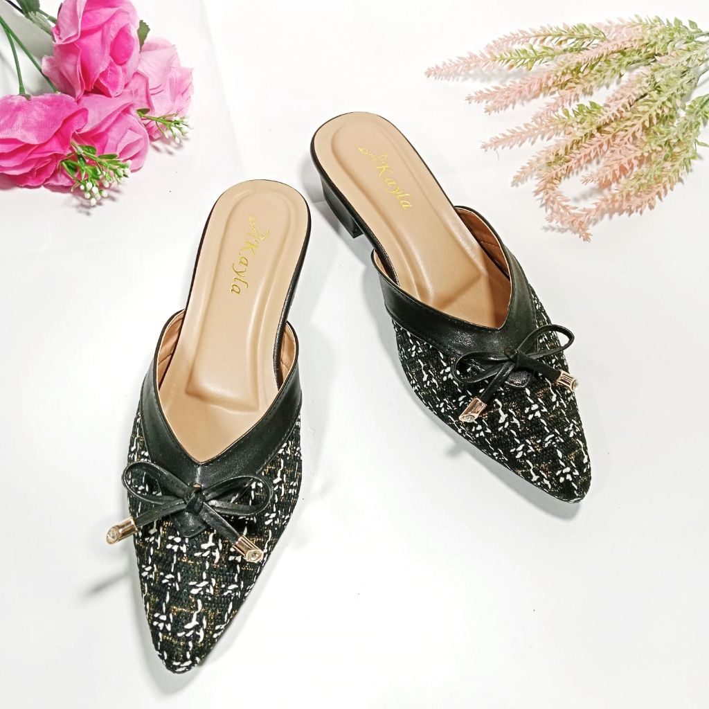 Sandal wanita terbaru sandal selop wanita terbaru sandal wanita Hak 3cm