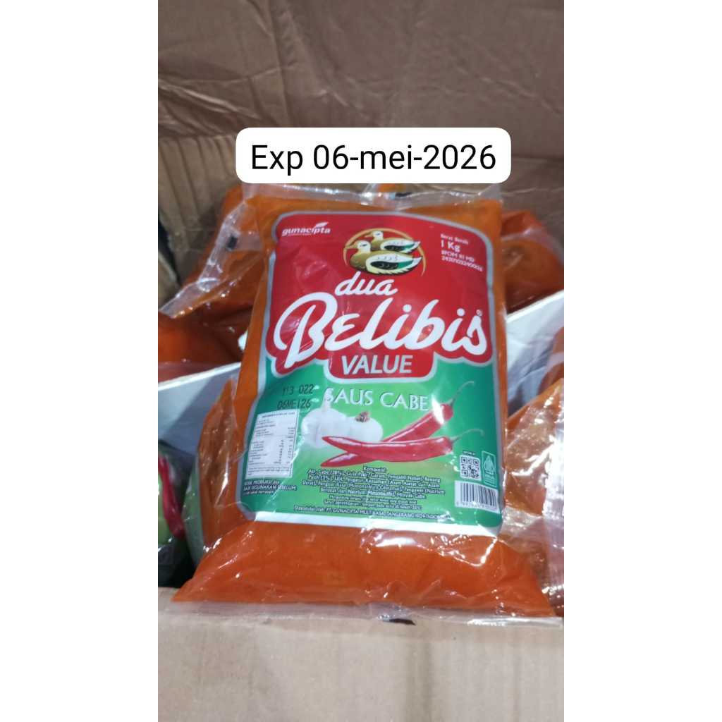 

Dua Belibis Value Saos Cabe 1 Kg Saus Belibis Bantal 1 Kg I DUA BELIBIS