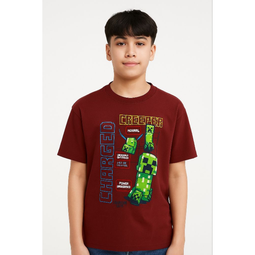 Baju Kaos Anak Lengan Pendek Oshkosh Bgosh Minecraft
