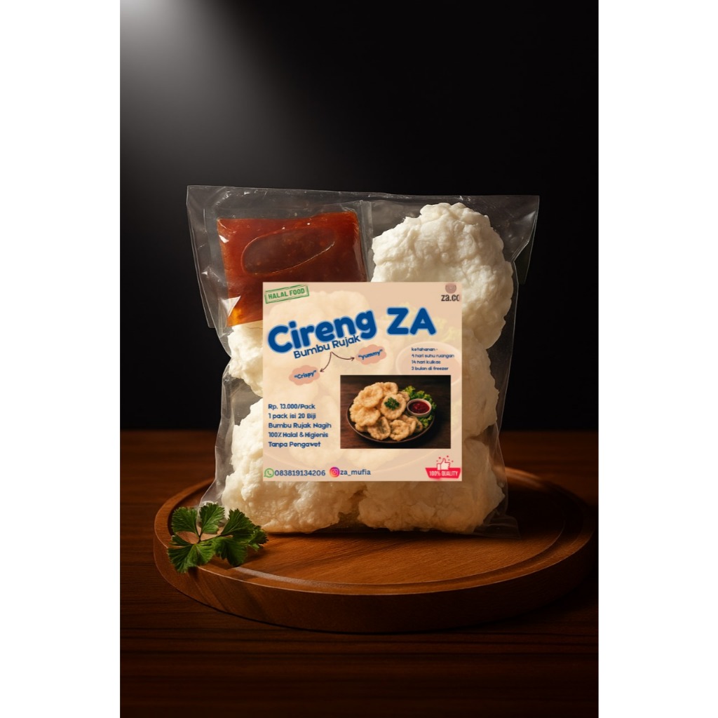 

Cireng Rujak Za 100% produk halal