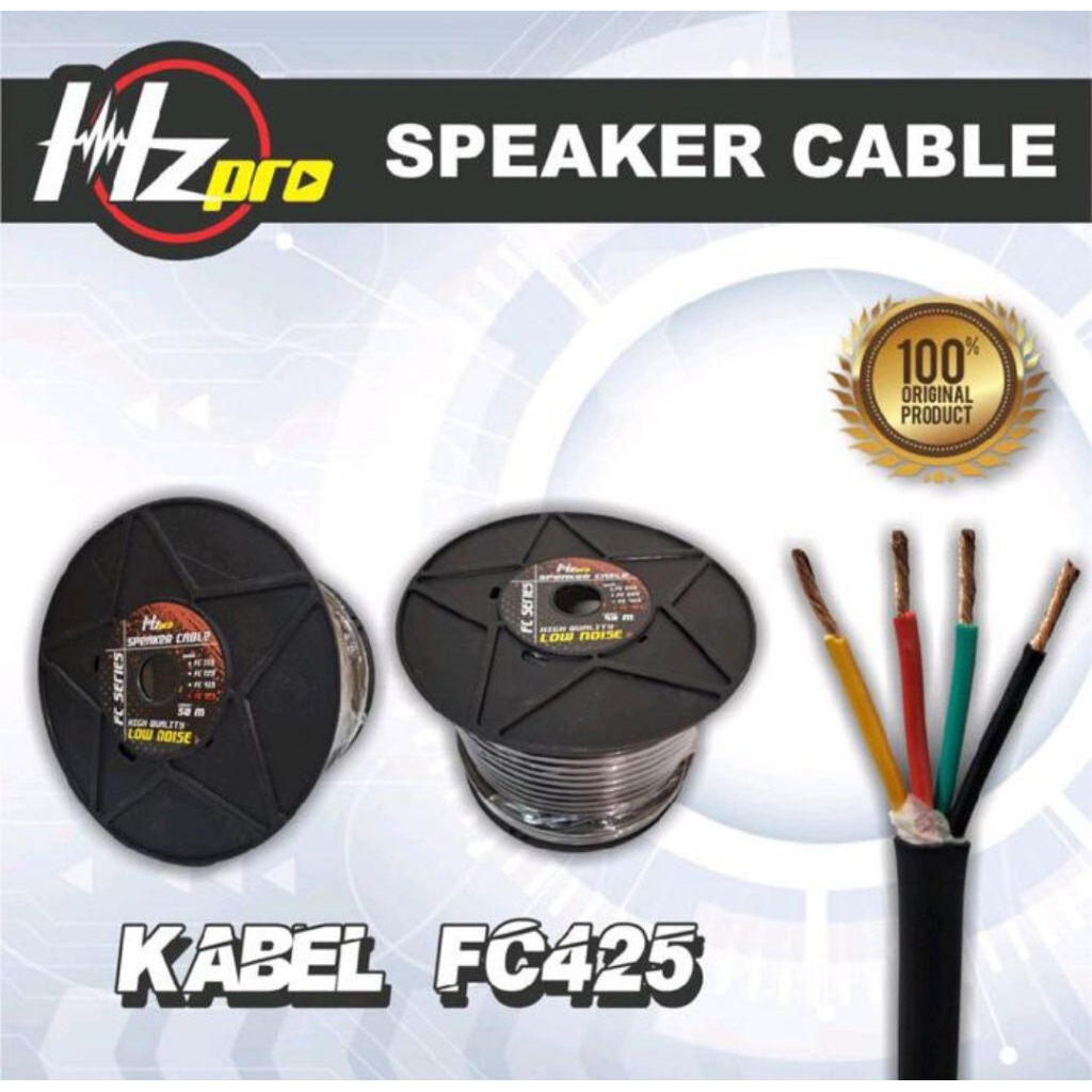 Kabel speaker isi 4 ukuran 4x2,5 HZ pro original