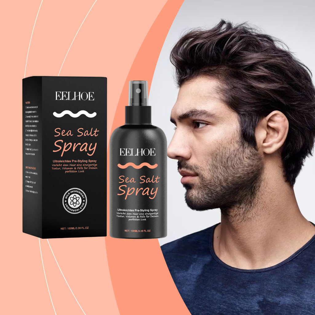 EELHOE Sea Salt Spray 100ml Texturizing Sea Salt Spray Pria & Wanita Hair Styling Spray Spray Rambut