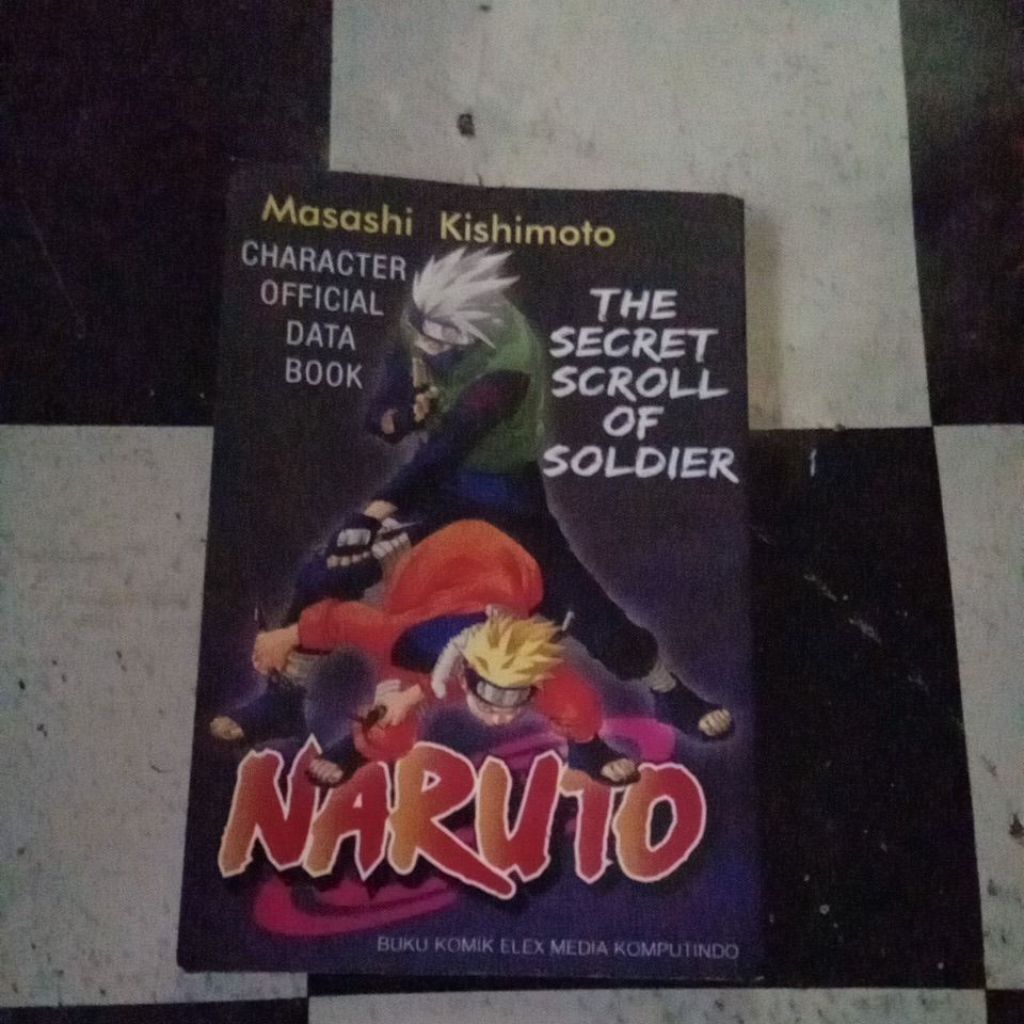 Naruto Data Book The Secret Scroll of Soldier Official Character