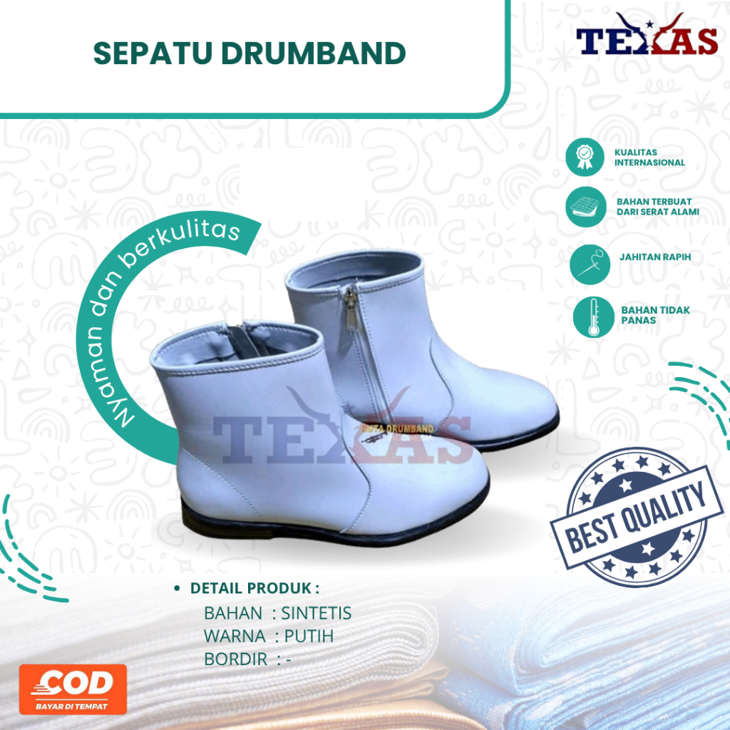 SEPATU DRUMBAND SD SMP | SEPATU DRUMBAND