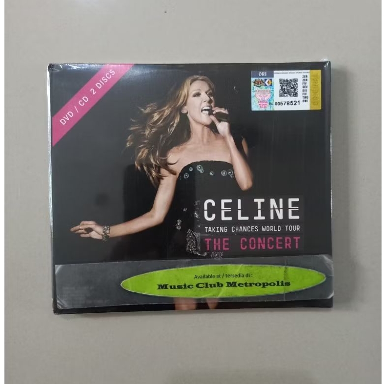 CD CELINE DION - THE CONCERT TAKING CHANCES WORLD TOUR (CD+DVD) IMPORTED