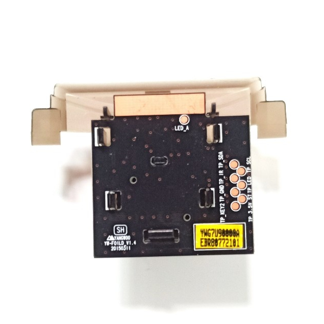 Sensor remote IR dan Tombol  tv led  LG  49UH610T