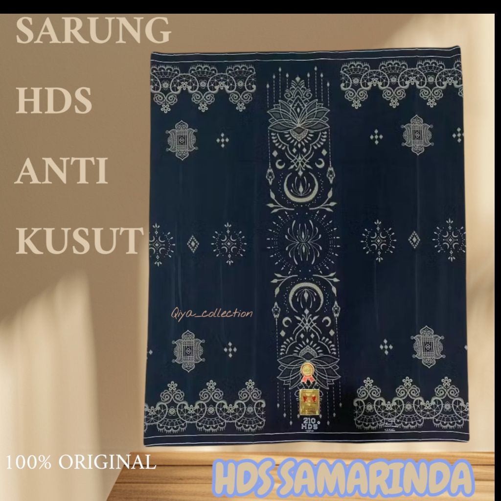 Sarung HDS Original 100% Samarinda | Warna Polos & batik Elegan – Sarung Idaman Pria