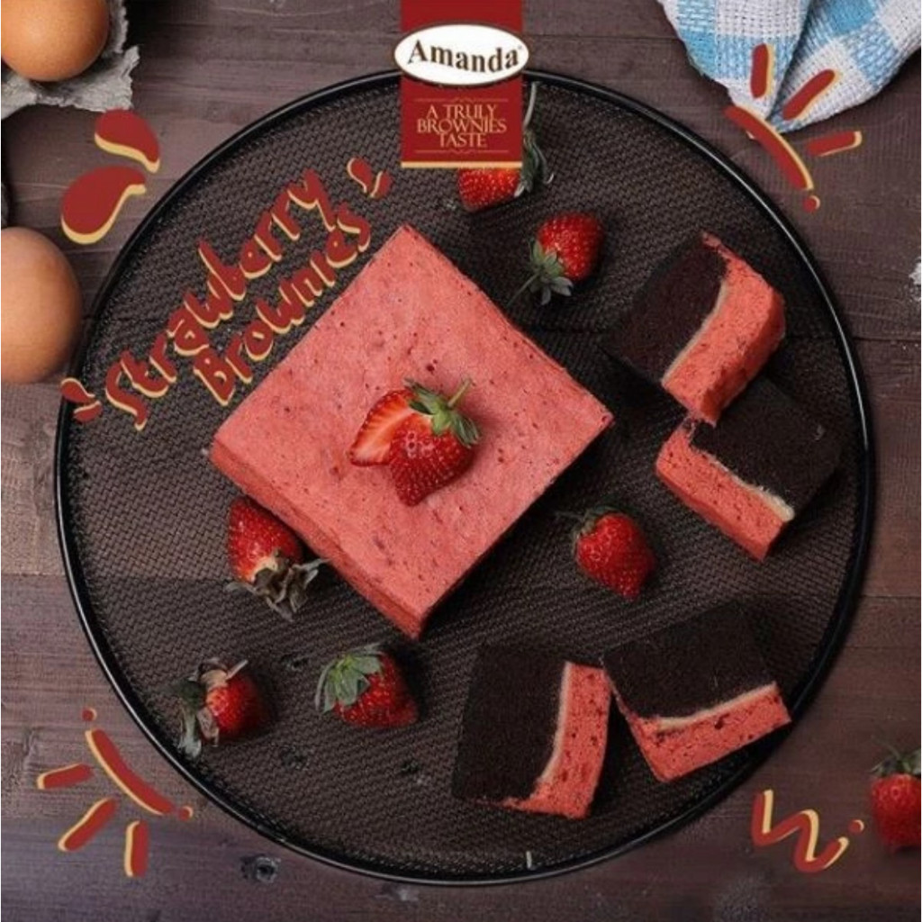 

Amanda Strawberry Brownies Kukus