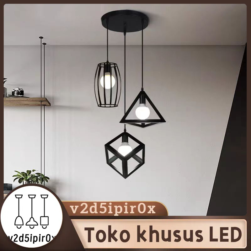 Lampu Gantung Minimalis Hias 1set type 3 IN 1 Gantung Ruang Tamu Ruang Makan Bar Dapur Lampu Gantung
