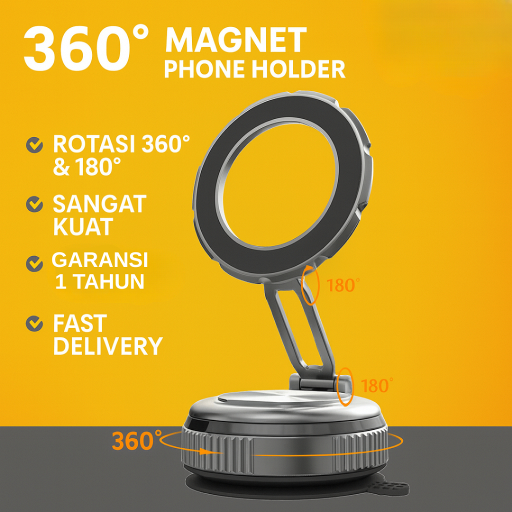 Phone Holder 360 Rotatable Foldable Phone Stand Holder Dudukan Handphone Car Phone Holder Phone Hold