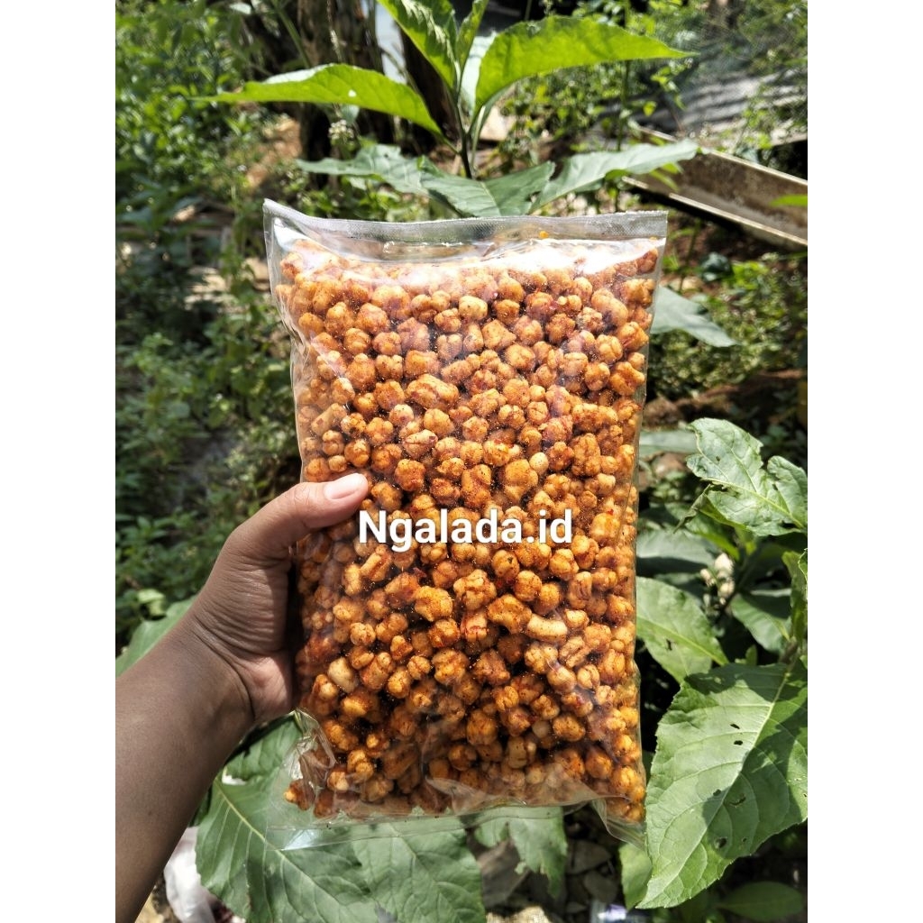 

500 gr pilus tik tak kencur pedas daun jeruk Cemilan Cikur