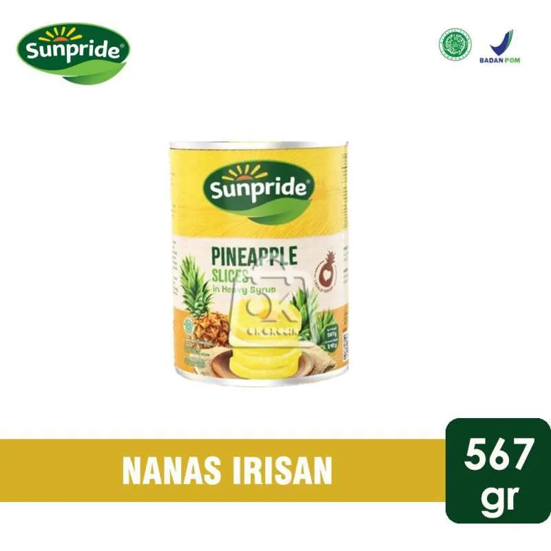 

SUNPRIDE NANAS POTONG KALENG 576 Gram