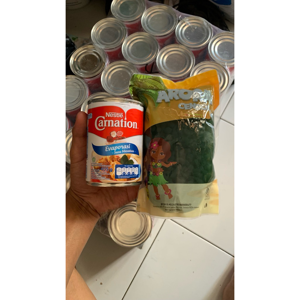 

Bundling Cendol Arora Dan Susu Evaporasi Carnation