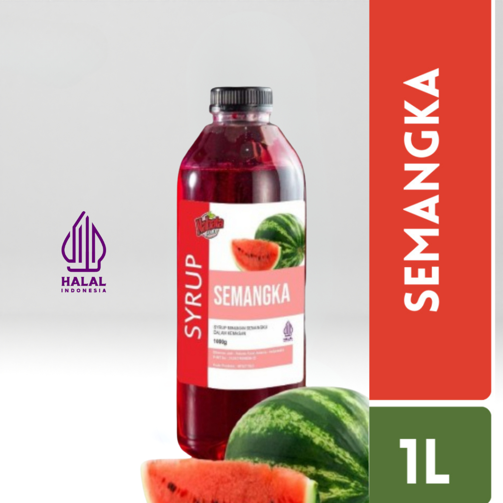 

Syrup Watermelon Nabata 1 Liter - Watermelon Sirup Flavour Semangka 1000 Ml Untuk Mocktail