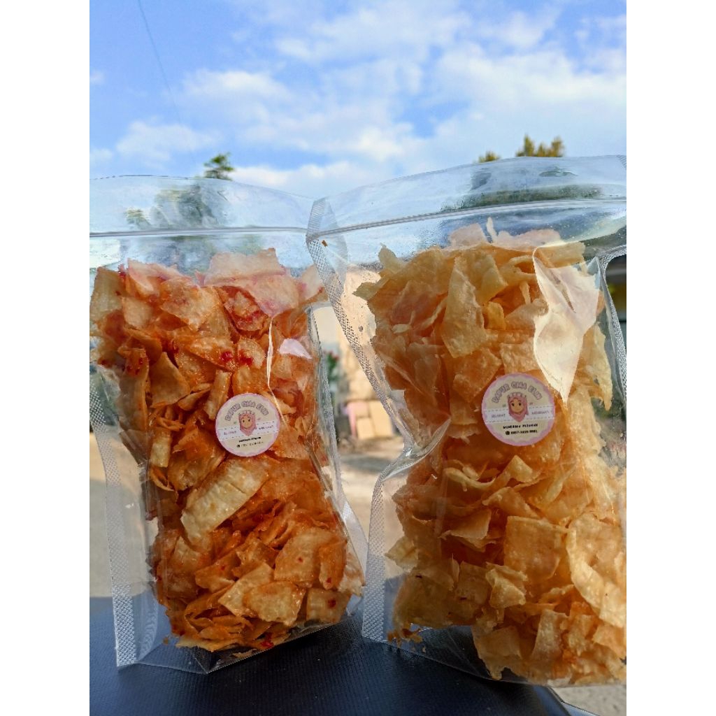 

Kripik jadul balado & ori (asin gurih)