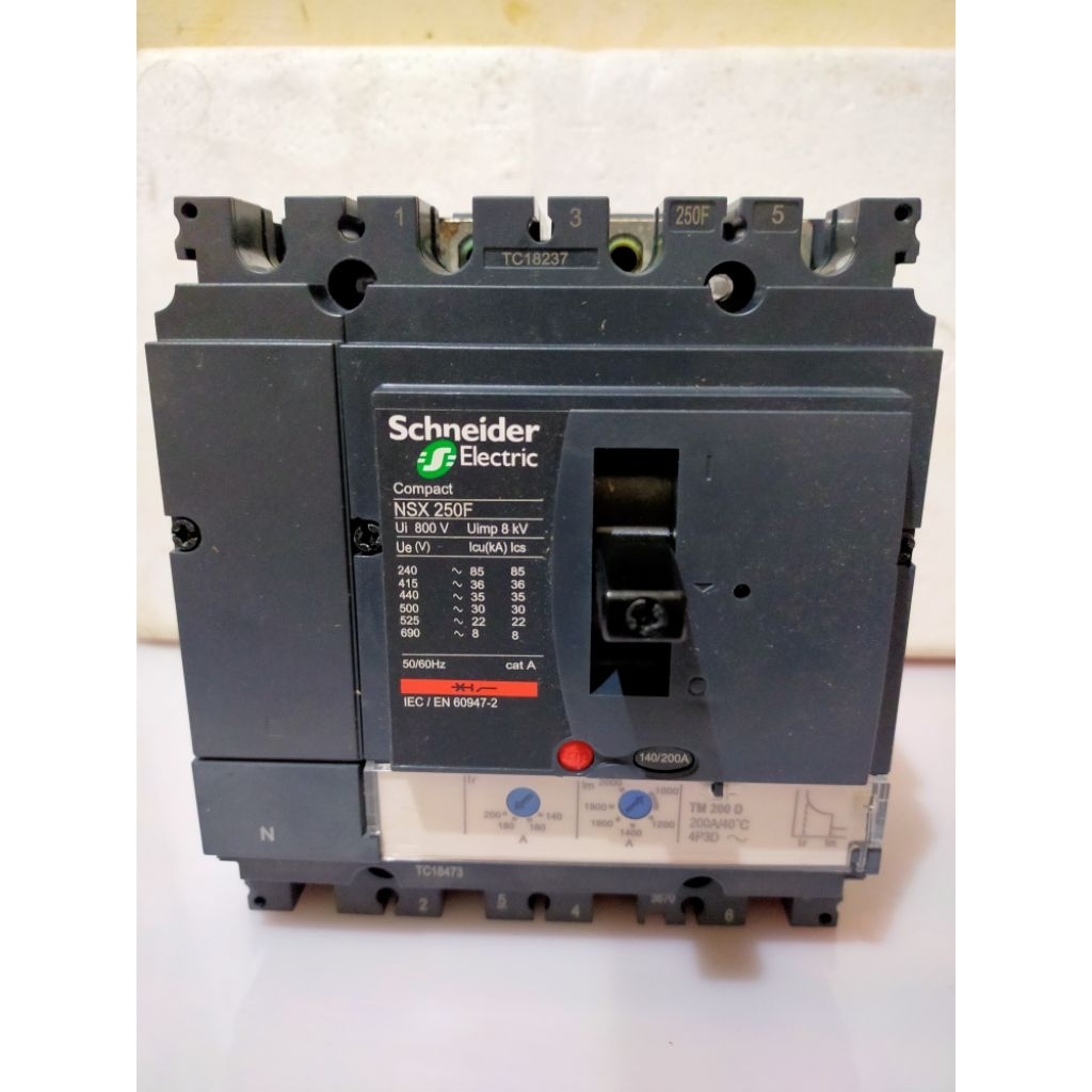 MCCB-NSX250F-Schneider-4P-200A/250A