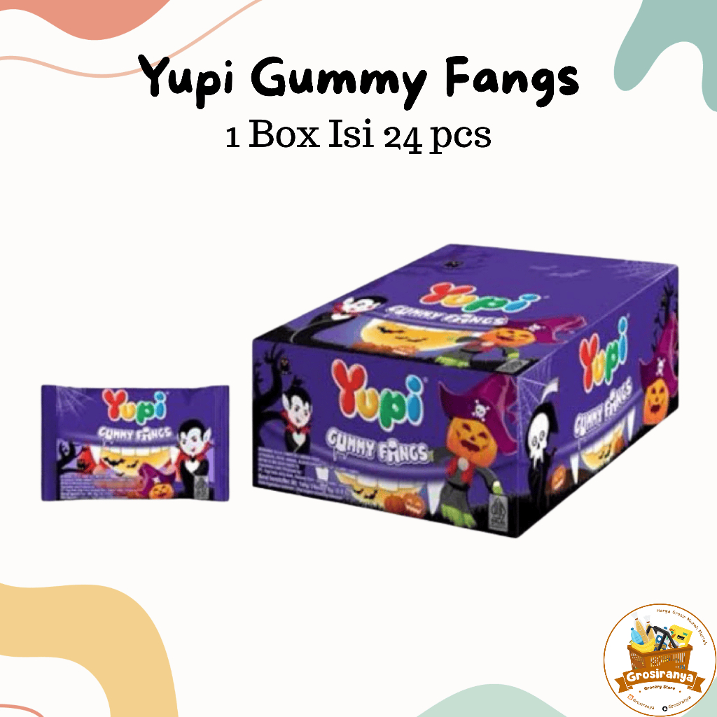 

Permen Yupi Gummy Fangs 1 Box Isi 24 pcs