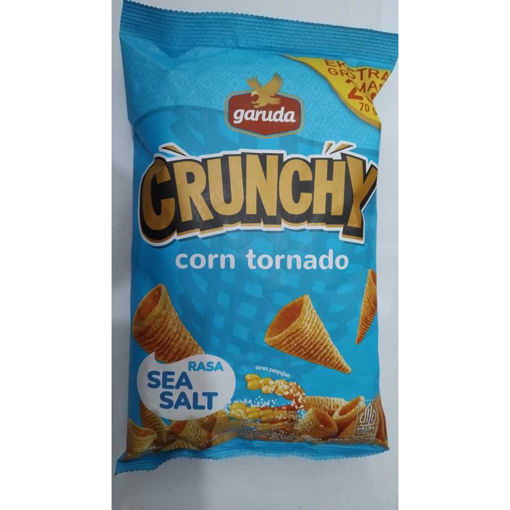 

GARUDA CRUNCHY O'CORN TORNADO RASA SEA SALT 70G+14G