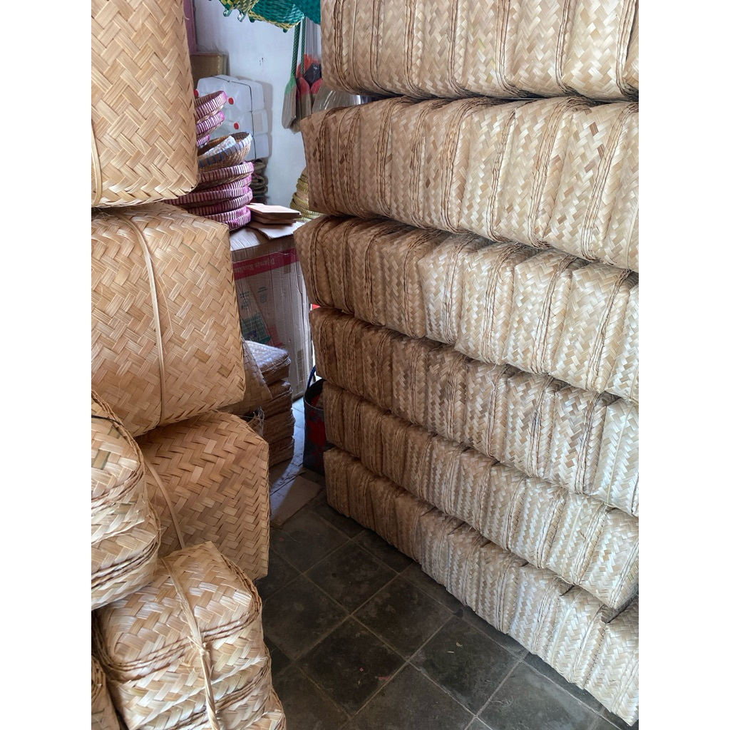 Besek Bambu 22x22 Besek Nasi Dll