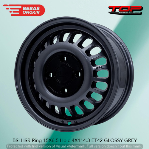Velg Mobil BSI HSR Model Oem Kaleng R15 Untuk Wuling Binguo Avanza Pcd 4X114,3