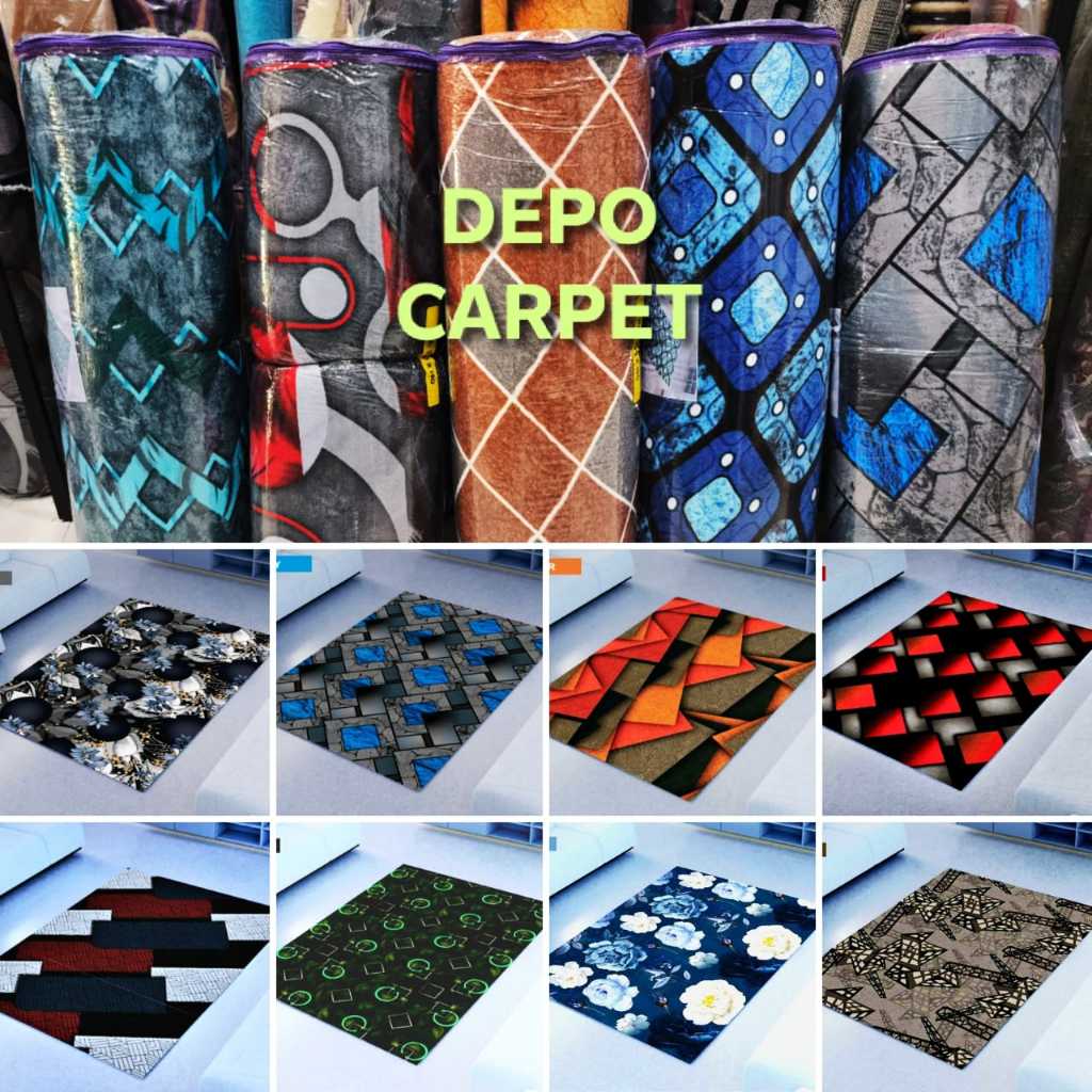 ENDLESS LOVE 190x270+Tas Karpet Busa Malaysia Extra Tebal 23mm ukuran Jumbo 1,9x2,7 meter