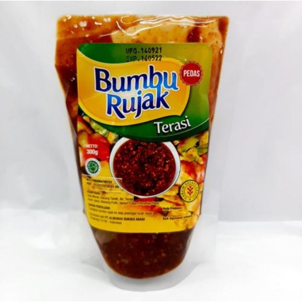 

Haesa Bumbu Rujak Terasi Pedas 300 gram / bumbu rujak