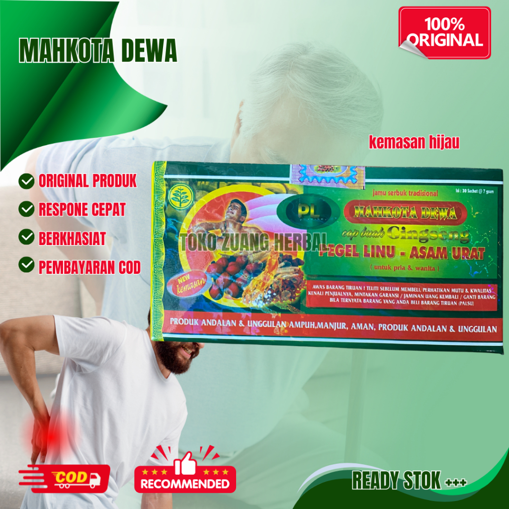 

Mahkota Dewa Hijau Pegal Linu - Asam Urat Serbuk Mahkota Dewa