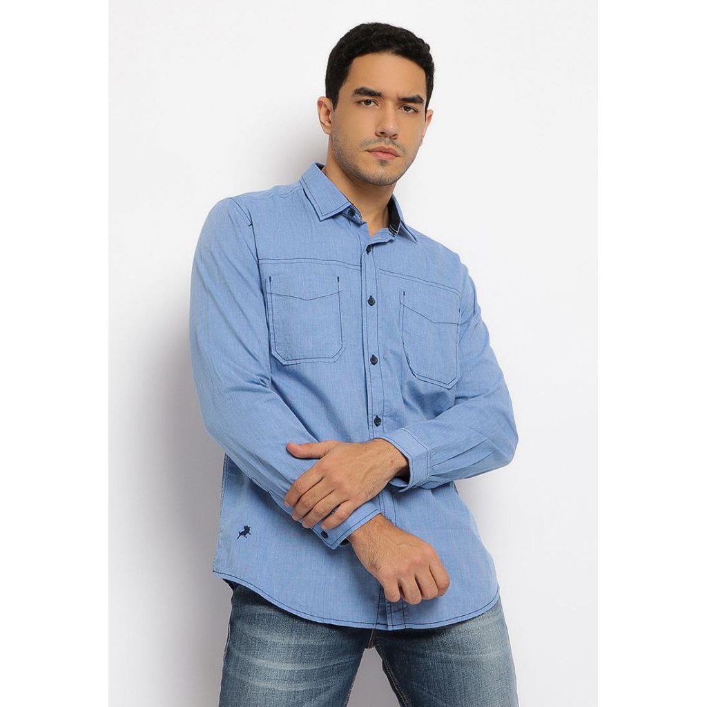 Kemeja Pria Bahan Katun LOIS Original KLL309