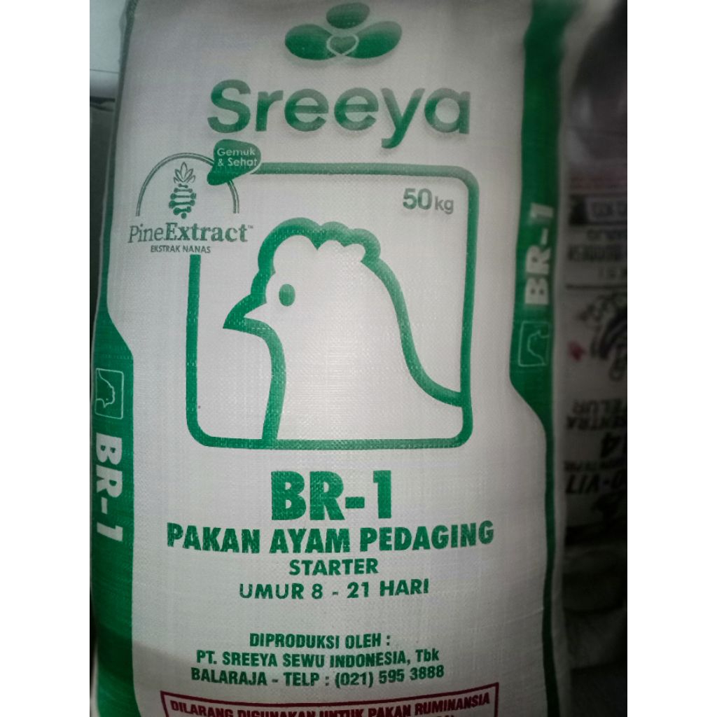 PUR AYAM BR 1 SREEYA 1SAK ISI 50kg