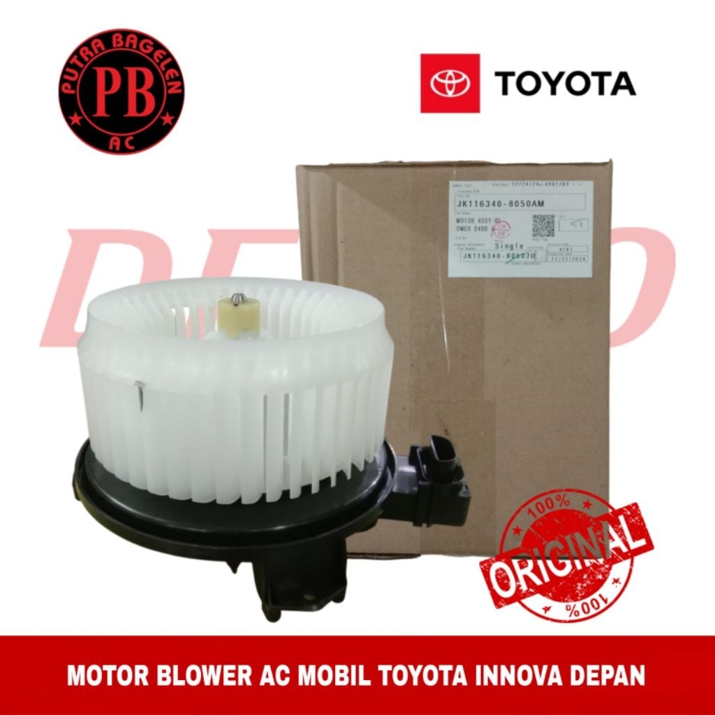 Motor blower Ac mobil Denso INNOVA FORTUNER FREED HAILUX DEPAN