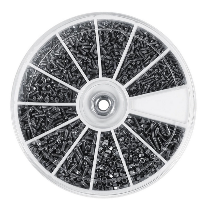 Baut Reparasi Kacamata / Baut Kacamata Sparepart Engsel Frame Mur Sekrup Reparasi Sunglasses 600 PCS