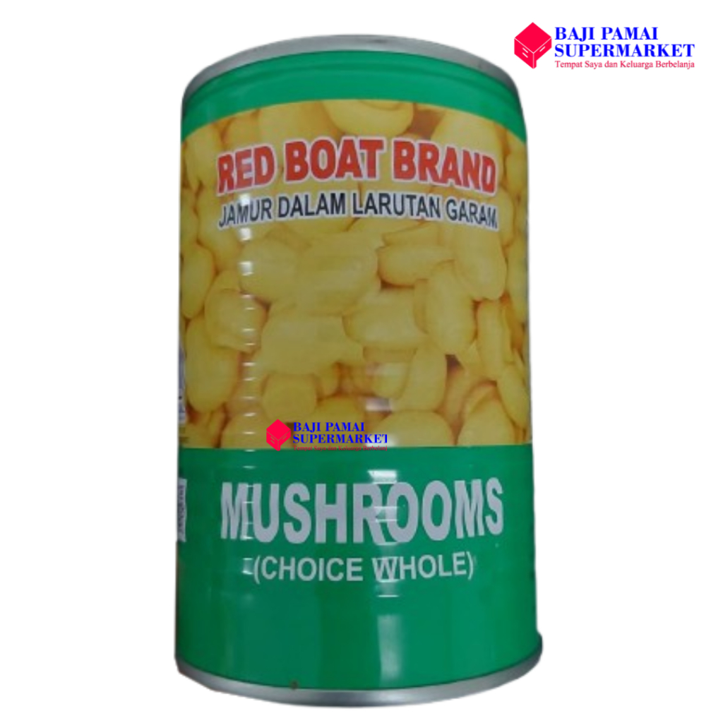 

Red Boat Mushrooms 425gr Jamur Kaleng dalam Larutan Garam