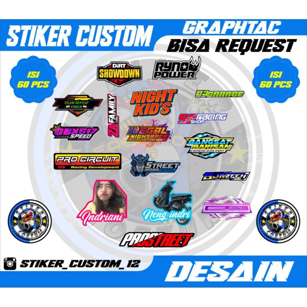 

Stiker Logo Custom Desain