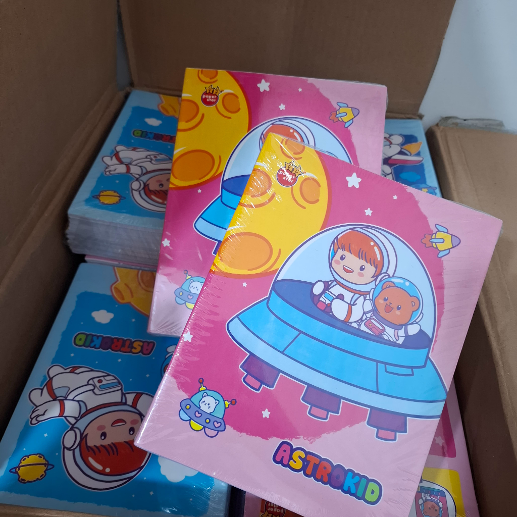 

1 PAK BUKU TULIS PAPER STAR 58 LEMBAR - 10 BUKU