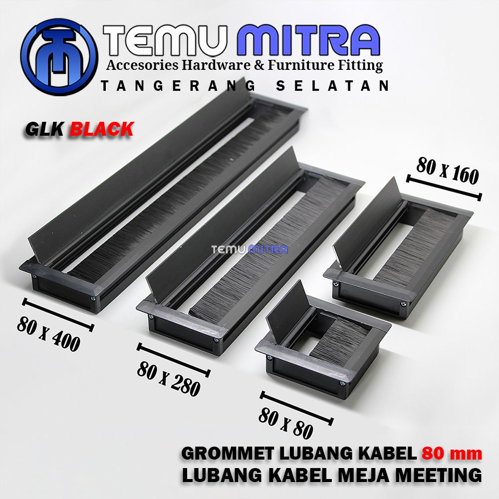 Grommet lubang kabel, Lubang kabel kotak,Grommet Alumunium kabel meja / tutup lubang kabel meja Kota