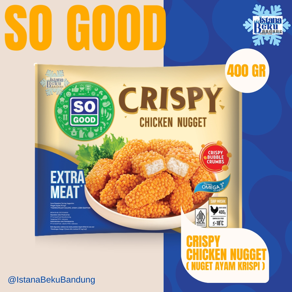 

So Good Crispy Chicken Nugget 400gr