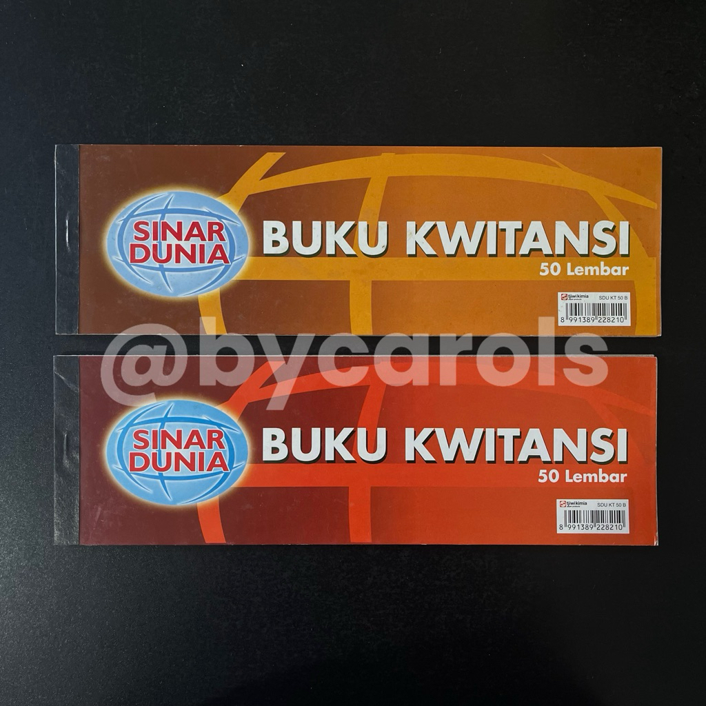 

SINAR DUNIA BUKU KWITANSI 50 LEMBAR SDU KT 50 B