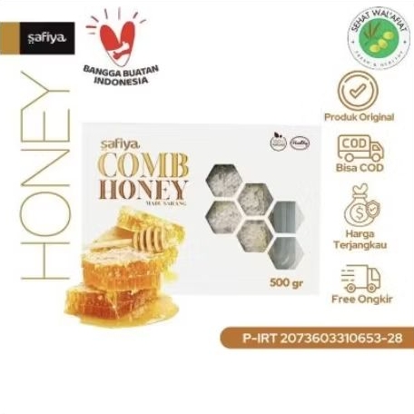 

Madu Sarang | Sarang Madu | Safiya Honey Comb 500 Gram