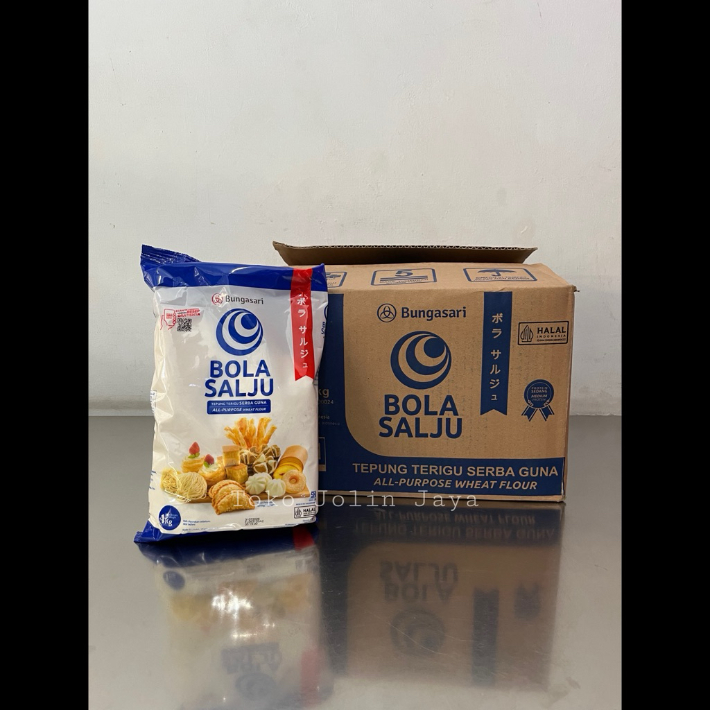 

1kg Bola Salju tepung terigu Bungasari / tepung terigu serbaguna protein sedang