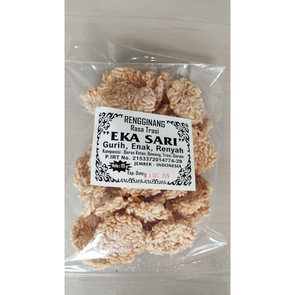

Krupuk Rengginang Trasi matang gurih enak