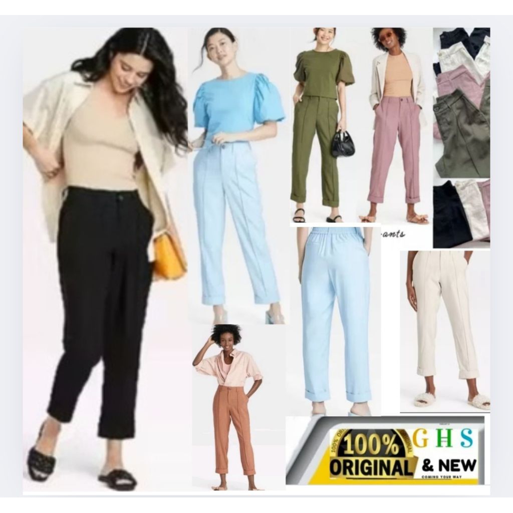 Celana  A* New Day Linen Ankle Pants