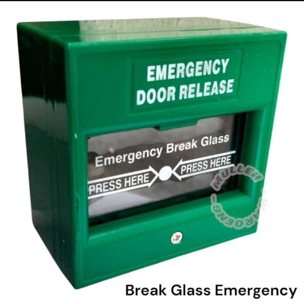 

Emergency Break Glass Access Control Magnetic Lock Release Putus Power