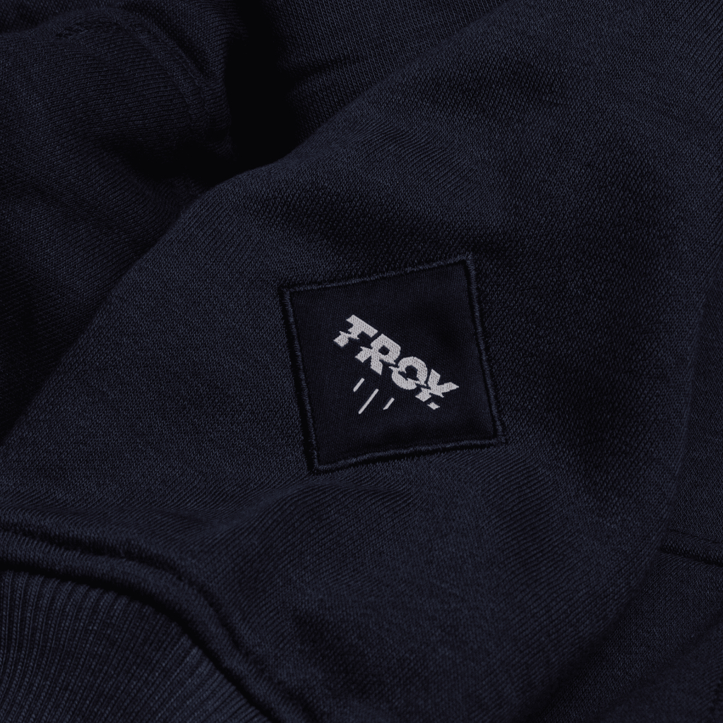 Troy Company Pullover Hoodie Navy Kangaroo Bound - Jaket Hoodie Biru Navy KH 2262