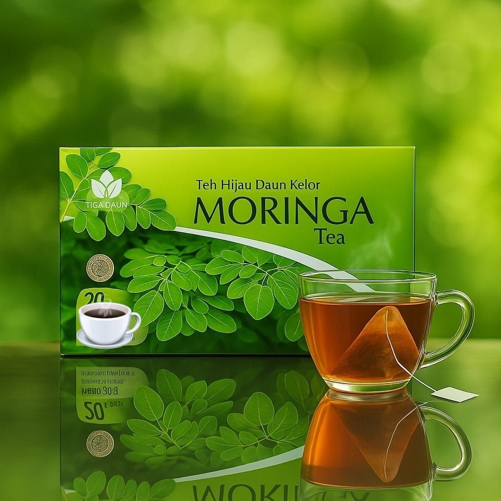 

Teh celup daun kelor moringa